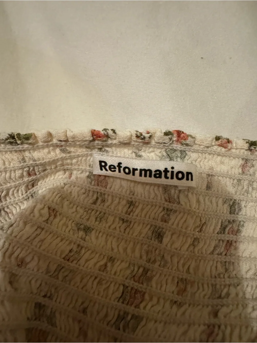 Reformation square neckline